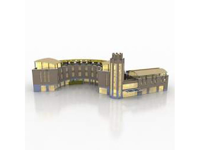 Free Building N35 3D model_1 For Architecture 3Ds Max Model Download